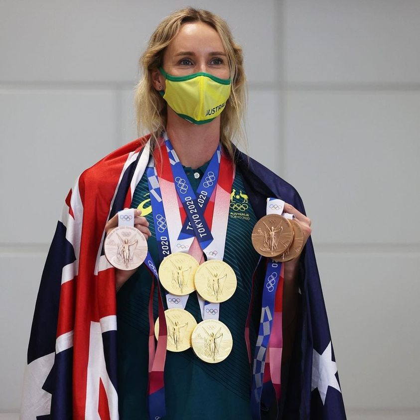 澳洲泳手 Emma McKeon 在東京奧運贏得4金3銅共7面獎牌