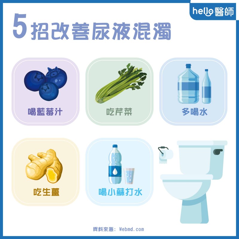 5招改善尿液混濁