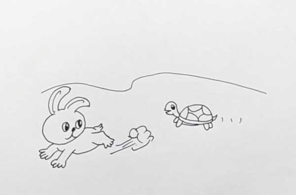 龜兔賽跑怎麼畫