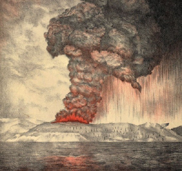 人類歷史上最大規模的火山爆發之一