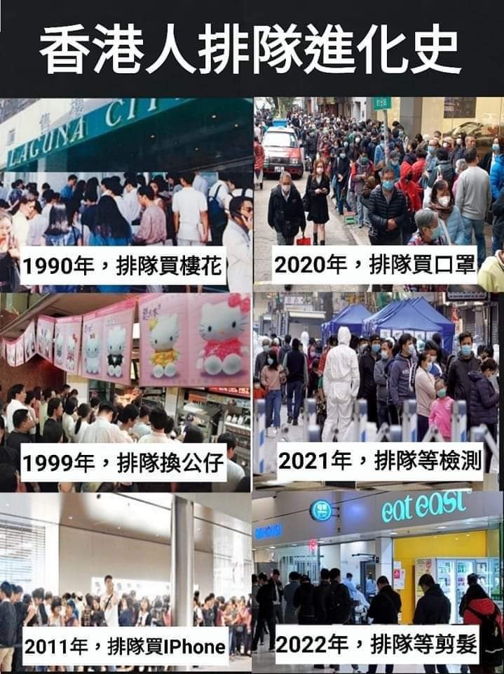 香港人排隊進化史