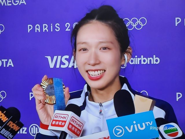 香港第一金-女子重劍手江旻憓勇奪巴黎奧運金牌